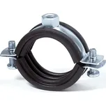 Objímka s gumou dvoušroubková 250 mm