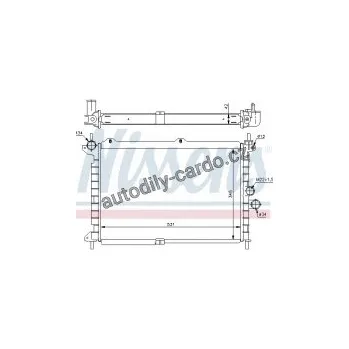 Chladič motoru Chladič motoru NISSENS 63089