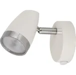 Rabalux 6666 KAREN - Bodové LED svítidlo v bílé barvě s vypínačem, LED 4W, 3000K (Moderní LED bílá jednobodovka s vypínačem)