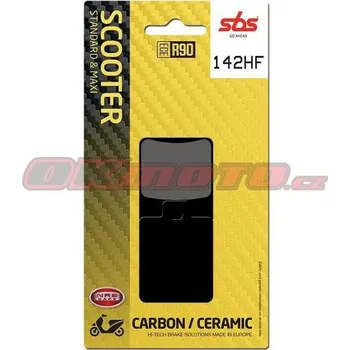 Brzdová destička Přední brzdové destičky SBS 142HF - Piaggio MP3, 250ccm - 06>