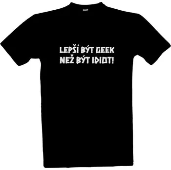 Pánská móda Tričko s potiskem Jsem geek pánské