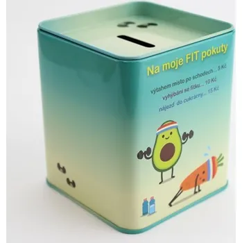 Pokladnička Pokladnička Fitness - Plechové pokladničky