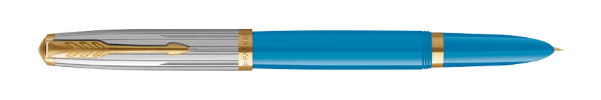 Parker Royal 51 Premium Turquoise GT - plnicí pero -f-