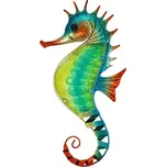 SEA CLUB Nástěnný věšák Mořský koník žlutozelený 5651