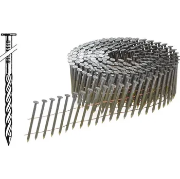 Sponkovačka BOSTITCH hřebíky a spony Bostitch hřebíky F250SP55Q Kroucené hřebíky FAC ve svitku 2,50 x 55 mm, spojené drátkem 9900ks, pro N64099, N70CB, N71C, N75V, N80CB, N89C, N100 a N400C