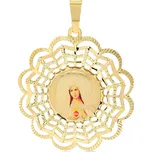 Lillian Vassago Zlatý přívěsek madonka LLV37-GP052