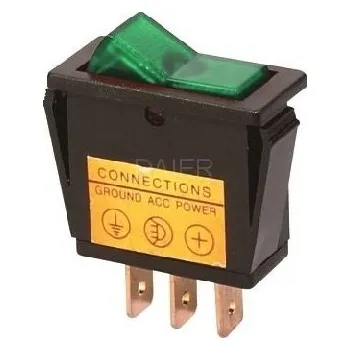 Přepínač ASW-25D zelený