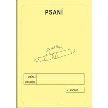 Psaní 4. ročník - školní sešit - Jitka Rubínová