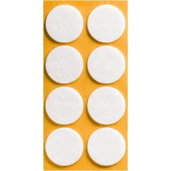 Podložka pod nábytek In-Design Filcové podložky pod nábytek průměr 30 mm - různé barvy Filcové podložky - barva: bílá