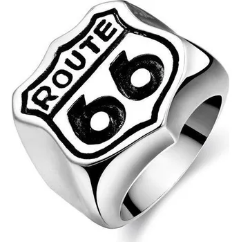 Prsten Prsten z chirurgické oceli Biker Route 66