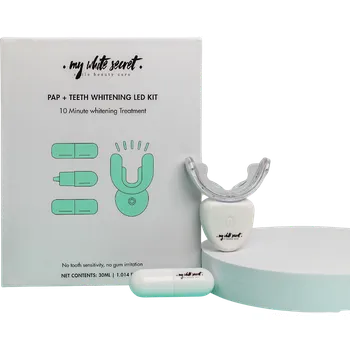 Přípravek na bělení zubů My White Secret PAP+ Teeth Whiteting LED Kit