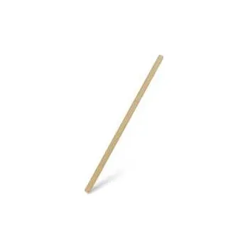 Jednorázové nádobí Slámka bio-kompozit přírodní hnědá `JUMBO` průměr 8mm x 25cm [100 ks],rychlé dodání