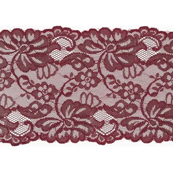 Krajka Krajka strečová 15cm Barva: 519 Bordó