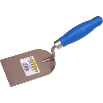 Sada nářadí Enco 113/2 - Lžíce zednická 130x80mm, vymazávací, nerezová, dřevěná rukoj