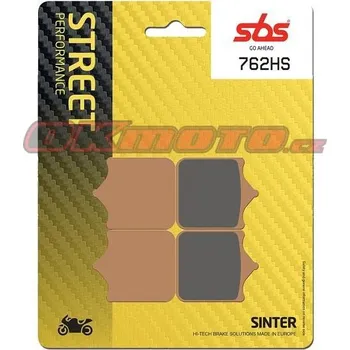 Brzdová destička Přední brzdové destičky SBS 762HS - Aprilia RSV Tuono R Factory, 1000ccm - 06>