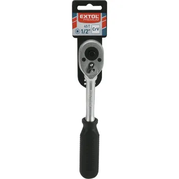 Ruční nářadí ráčna, 45 zubů, 1/2', L 265mm, CrV