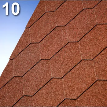asfaltová šindel IKO ArmourShield plus (10)červená