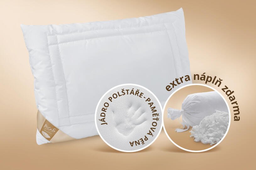 PiCaSo manufactury Polštář Mirabell Visco 70 x 90 cm