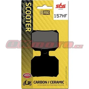 Brzdová destička Zadní brzdové destičky SBS 157HF - Yamaha Maxster 150ccm - 01>