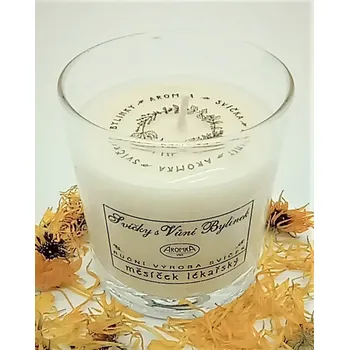 Svíčka Přírodní vonná svíčka sójová- Měsíček Lékařský