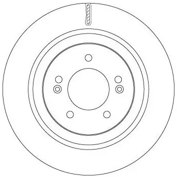 Brzdový kotouč Brzdový kotouč TRW DF6959