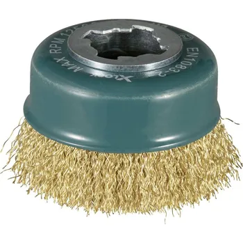 Makita Hrncový kartáč 75 mm, mosaz X-Lock D-73433 1 ks