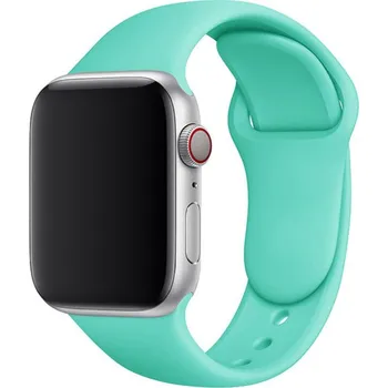 Příslušenství k chytrým hodinkám Silikonový řemínek pro Apple Watch 42/44/45/46/49mm Barva: Mátová, Typ: 58
