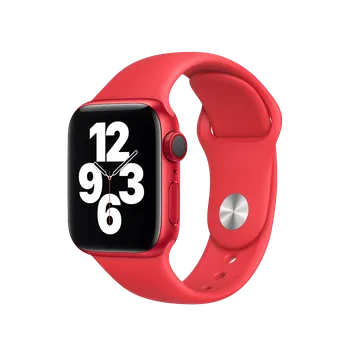 Silikonový řemínek pro Apple Watch 42/44/45/46/49mm Barva: Červená, Typ: 15