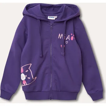 Chlapecká mikina Dívčí mikina - Winkiki WKG 21111, fialová/ 390 Barva: Fialová, Velikost: 98