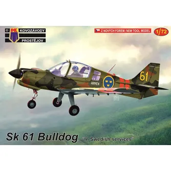 Plastikový model 1:72 Sk.61 Bulldog „in Swedish Services“