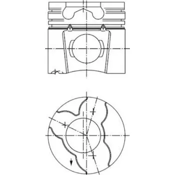 Motor automobilu Píst KOLBENSCHMIDT 97412700