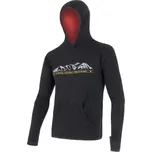 Pánská mikina Sensor Merino Wool Upper Klokanka L černá/hory