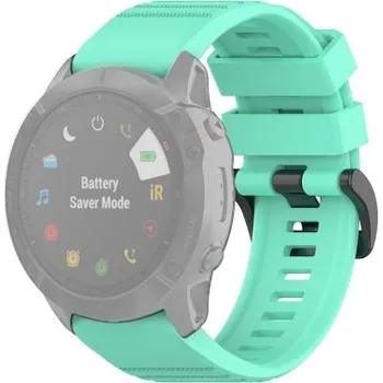 VSECHNONAMOBIL 37146 SILICONE Řemínek Garmin Fenix 3/3HR/5X/5 Plus /6X/6X Pro zelený