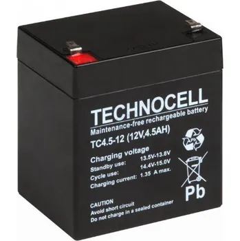 Trakční baterie Baterie Technocell 12V 4,5Ah