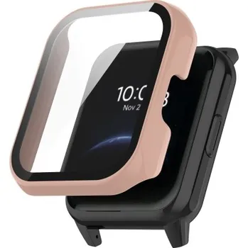 VSECHNONAMOBIL 37759 Plastový kryt s ochrannou fólií pro Realme Watch 2 růžový