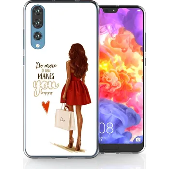 Příslušenství pro tablet VSECHNONAMOBIL 22957 MY ART obal Huawei P20 PRO RED DRESS (137)