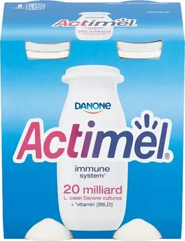 Actimel probiotický jogurtový nápoj s vitamíny B6 a D 4x 100 g bílý