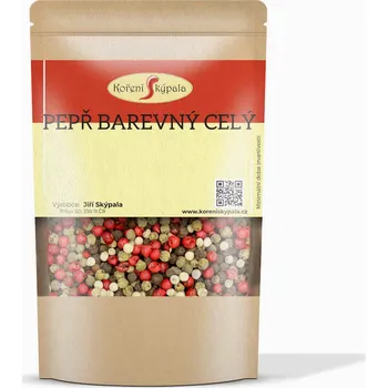Koření Koření Skýpala Pepř 4 barevný celý Hmotnost: 30 g