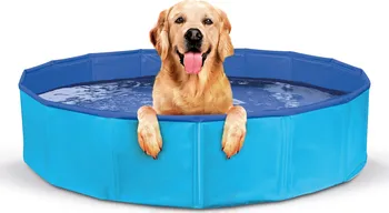 bazén pro psa Record Bazén pro psa skládací 120 x 30 cm modrý