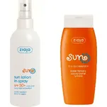 Ziaja Sun voděodolné mléko na opalování ve spreji SPF50 170 ml + Sun aktivátor opalování s tyrosinem 150 ml opalovací sada