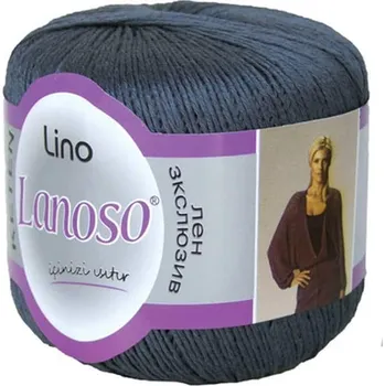 Příze Příze Lino 993 tmavě modrá Lanoso