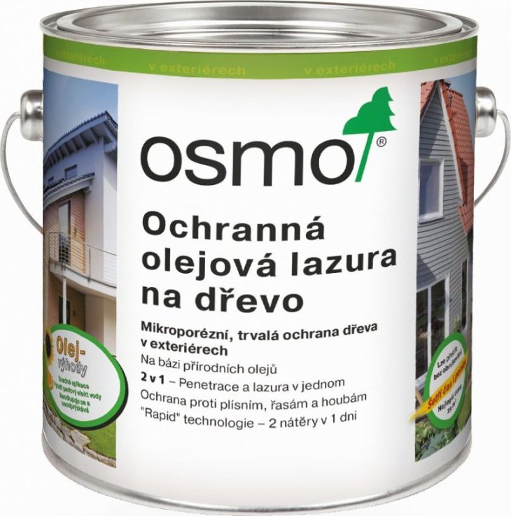 Osmo Ochranná olejová lazura 2,5 l - 702 Modřín