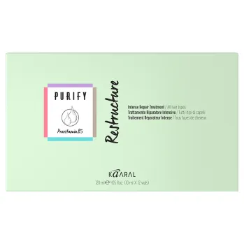 Vlasová regenerace Kaaral PURIFY - Restructure ampule 12x10ml