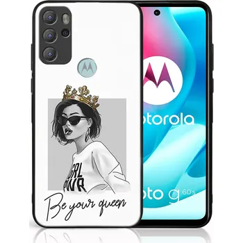 Příslušenství pro tablet VSECHNONAMOBIL 41775 MY ART Silikonový obal Motorola Moto G60s QUEEN (139)
