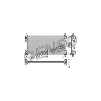 Chladič motoru Chladič motoru DENSO (DE DRM10104)