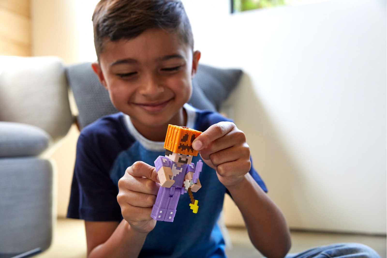 foto Figurka Mattel Minecraft Ultimátní Drak Ender a Steve