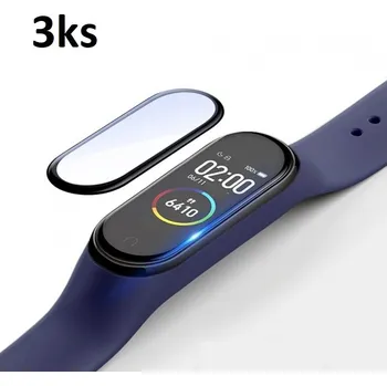 Sportovní měřič 3ks 3D Ochranné sklíčko pro Xiaomi Mi Band 6 MBSCZ-3D6-3KS