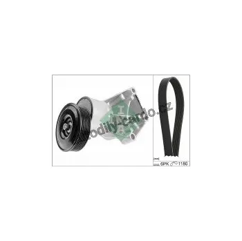 Rozvod motoru Sada žebrovaných klínových řemenů INA (IN 529022010)