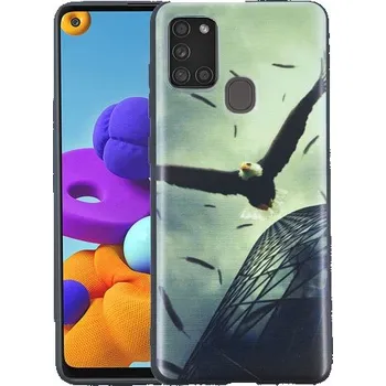 Pouzdro na tablet VSECHNONAMOBIL 23935 ART TPU obal Samsung Galaxy A21s EAGLE