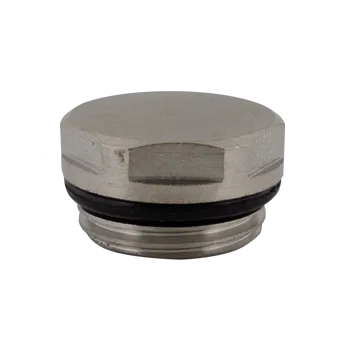 Fitinka Radiátorová zátka 1/2" plná chrom 002 665060